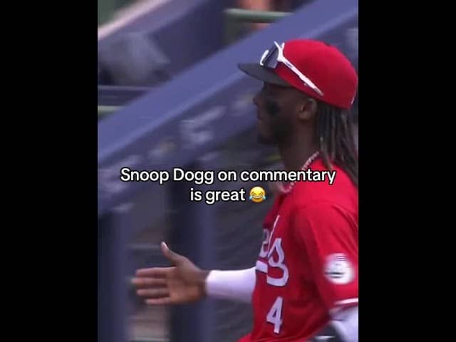 Snoop Dogg was impressed by Elly De La Cruz 😂