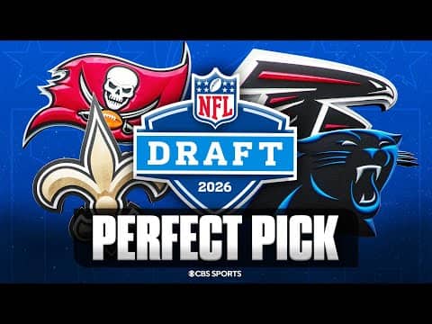 The PERFECT draft pick for every NFC North team 👀 | Saints, Buccaneers, Panthers, Falcons