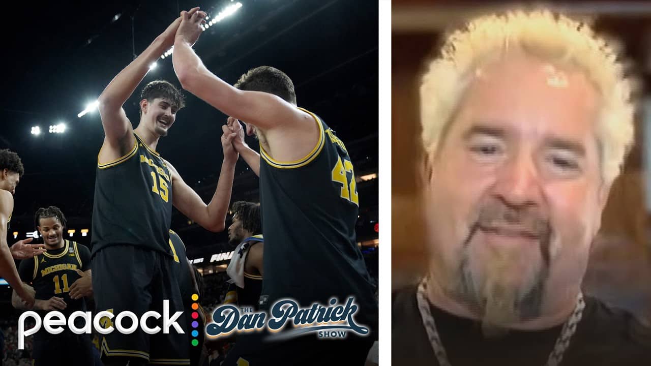 Guy Fieri talks about incredibly successful men's basketball bracket | Dan Patrick Show | NBC Sports