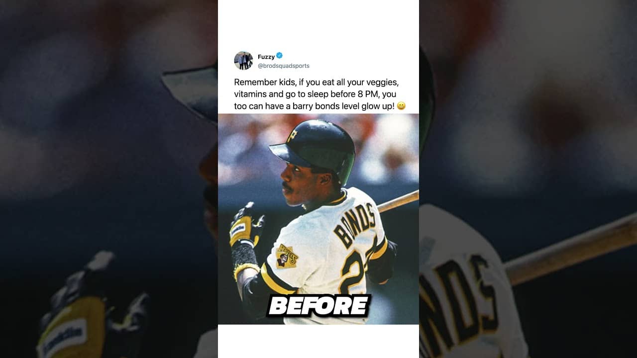 anyone could be barry bonds! 😶