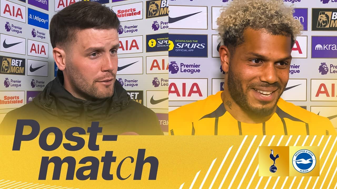 POST-MATCH | Hurzeler and Georginio | Spurs v Brighton