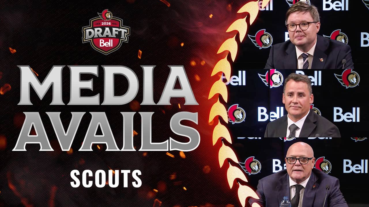 Don Boyd, Beau Moyer, Anders Östberg NHL Draft Media