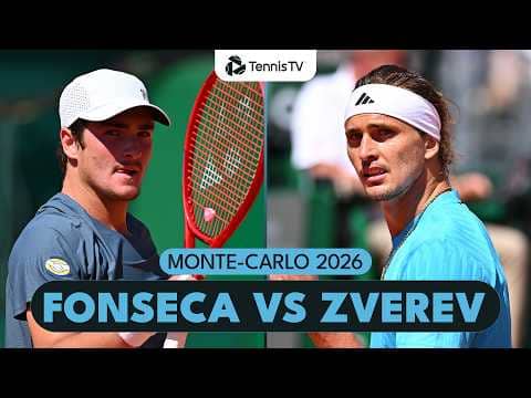 Joao Fonseca Battles Alexander Zverev 🔥| Monte-Carlo 2026 Match Highlights
