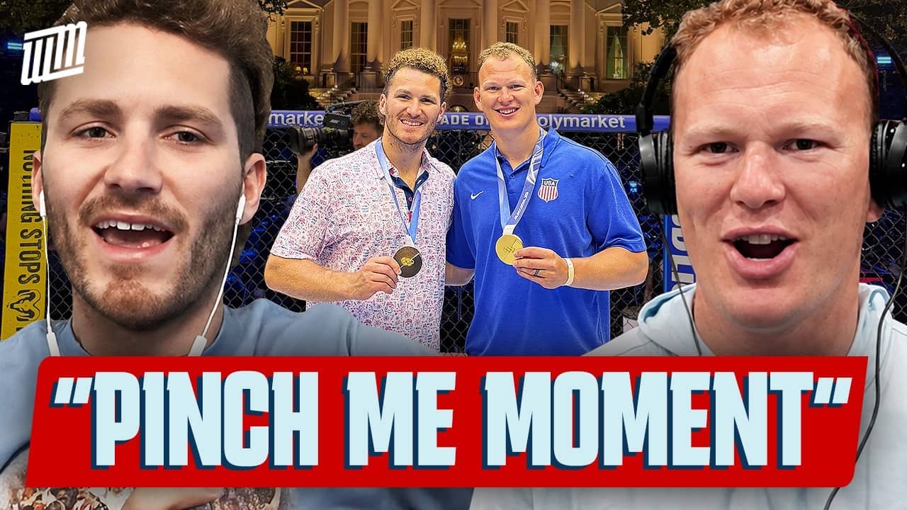 The Tkachuk Brothers Took Gold Medals to the White House UFC Fight | Wingmen