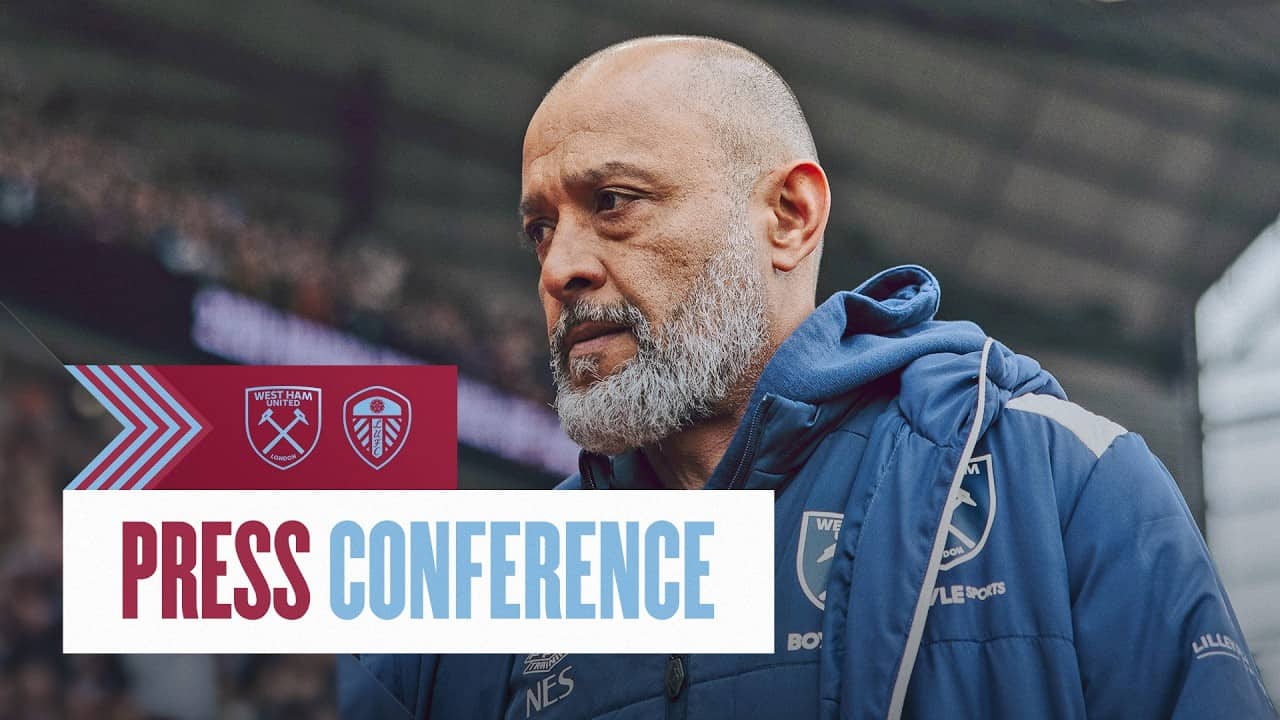 LIVE: Nuno Espírito Santo's Press Conference | West Ham v Leeds
