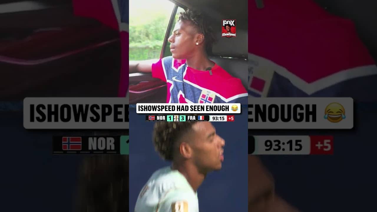 @IShowSpeed had enough of France's scoring 😭