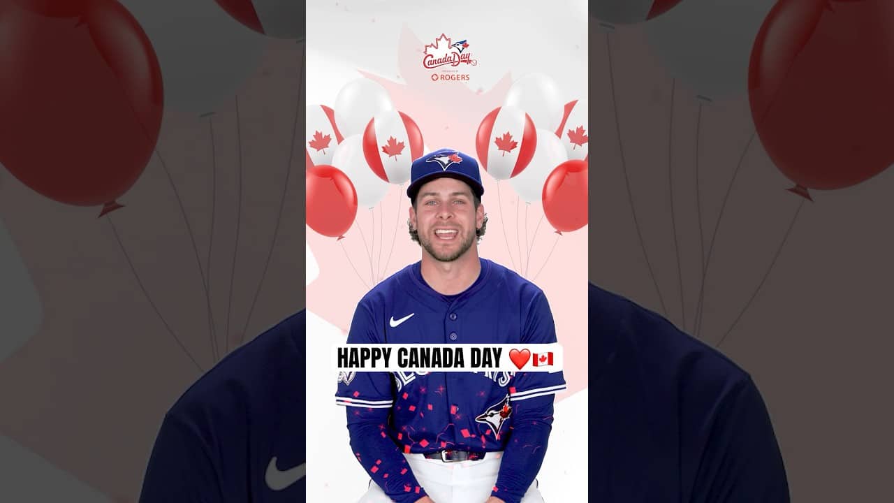 Happy Canada Day from your Toronto Blue Jays! 🇨🇦 #MLB #Toronto #BlueJays #CanadaDay