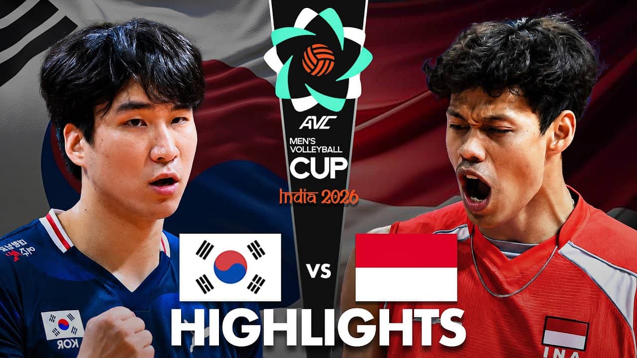 Korea 🇰🇷 vs Indonesia 🇮🇩 | Highlights | Gold Medal Match | AVC Men's Cup 2026