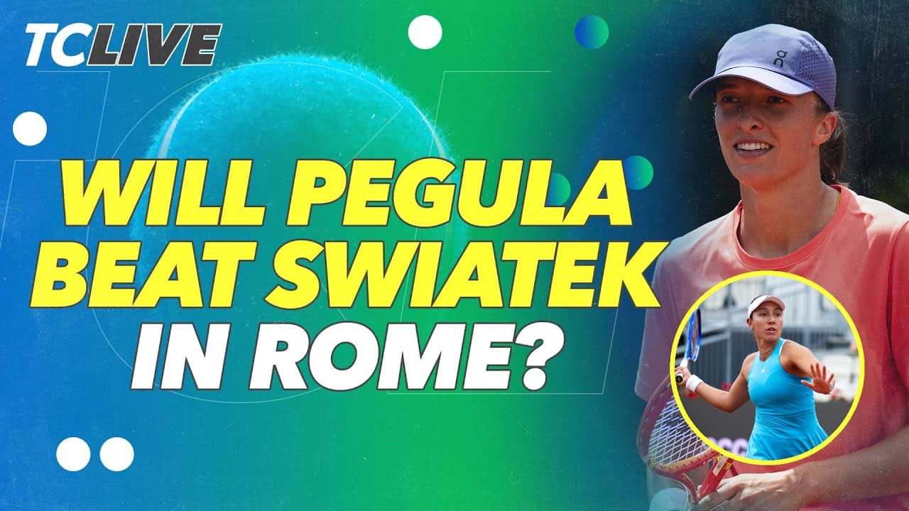Iga Swiatek vs Jessica Pegula Rome Quarterfinal Match Preview | TC Live