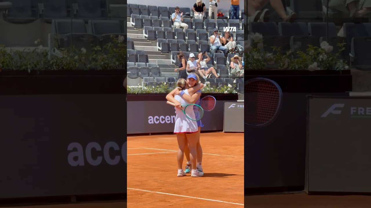 2026 Rome Doubles Champions 🏆 #WTA #IBI26 #tennis #Rome