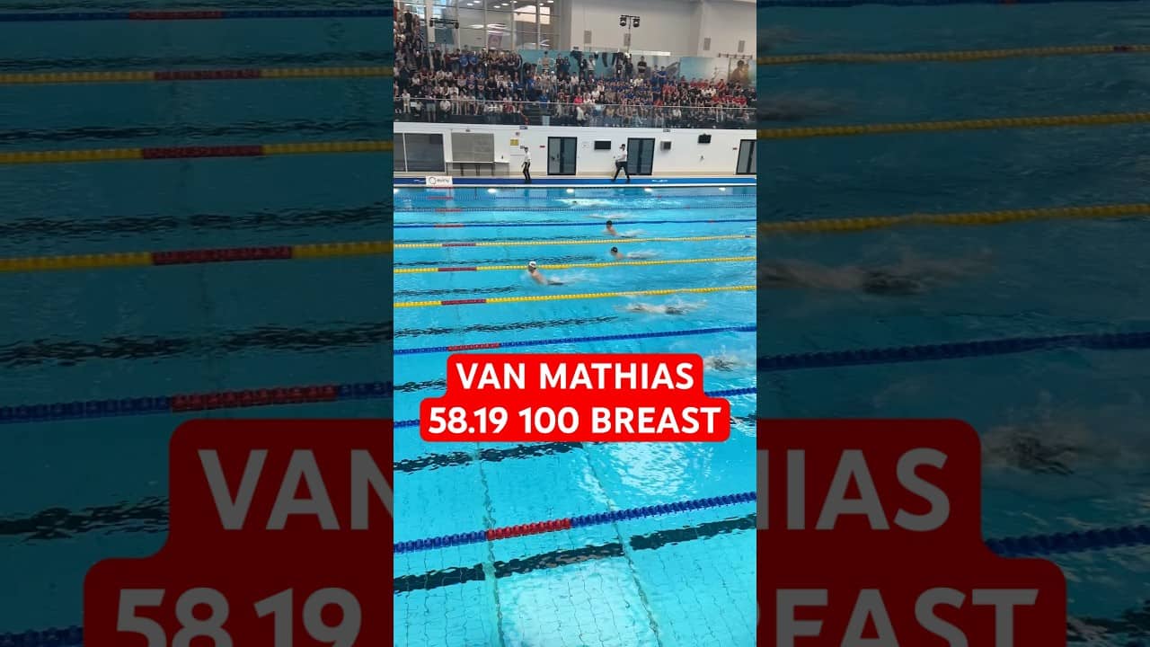 Director of DROPS!!!👊😳 Van Mathias 58.19 100 Breast #2 American All-Time