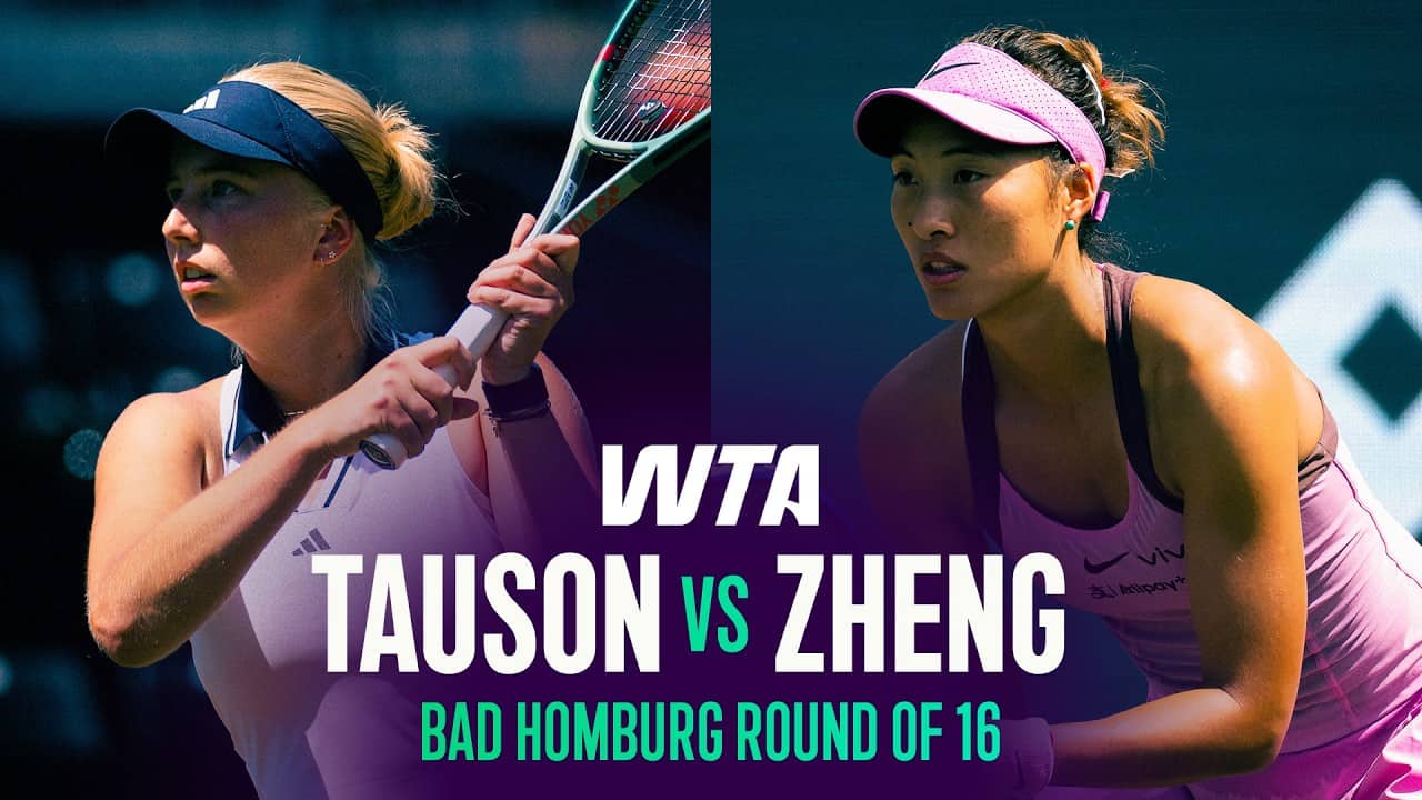 Zheng Qinwen vs. Clara Tauson | 2026 Bad Homburg Round of 16 | WTA Match Highlights