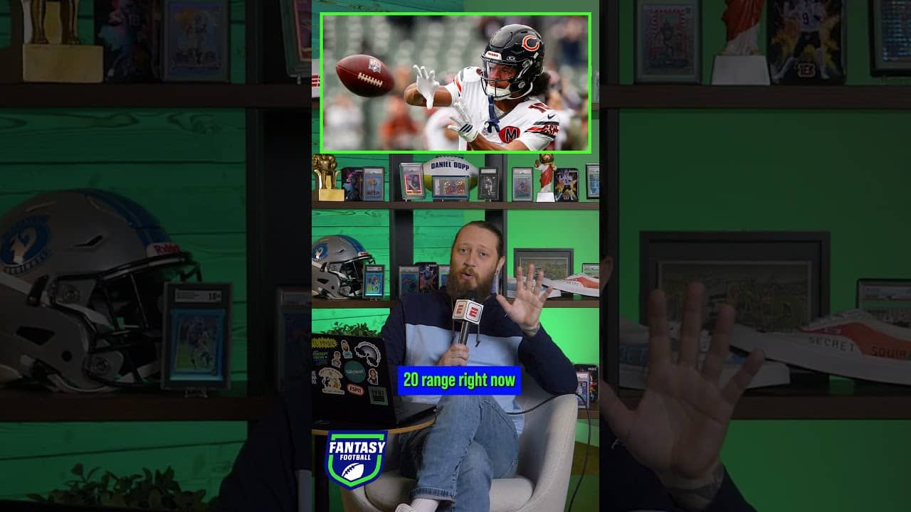 Rome Odunze is about to go OFF #bears #nfl #fantasy
