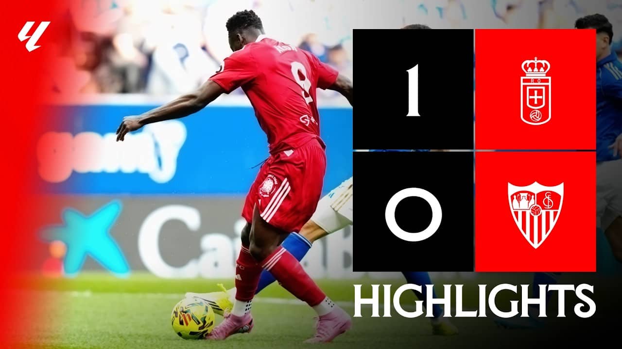 Real Oviedoo vs Sevilla FC (1-0) LALIGA | Resumen