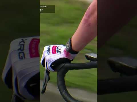The Roubaix cobbles are no joke! 😬