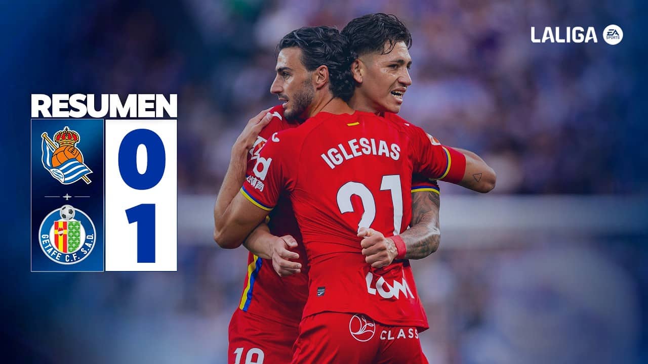 ⚽ REAL SOCIEDAD 0-1 GETAFE C.F. | RESUMEN JORNADA 33 | LALIGA EA SPORTS