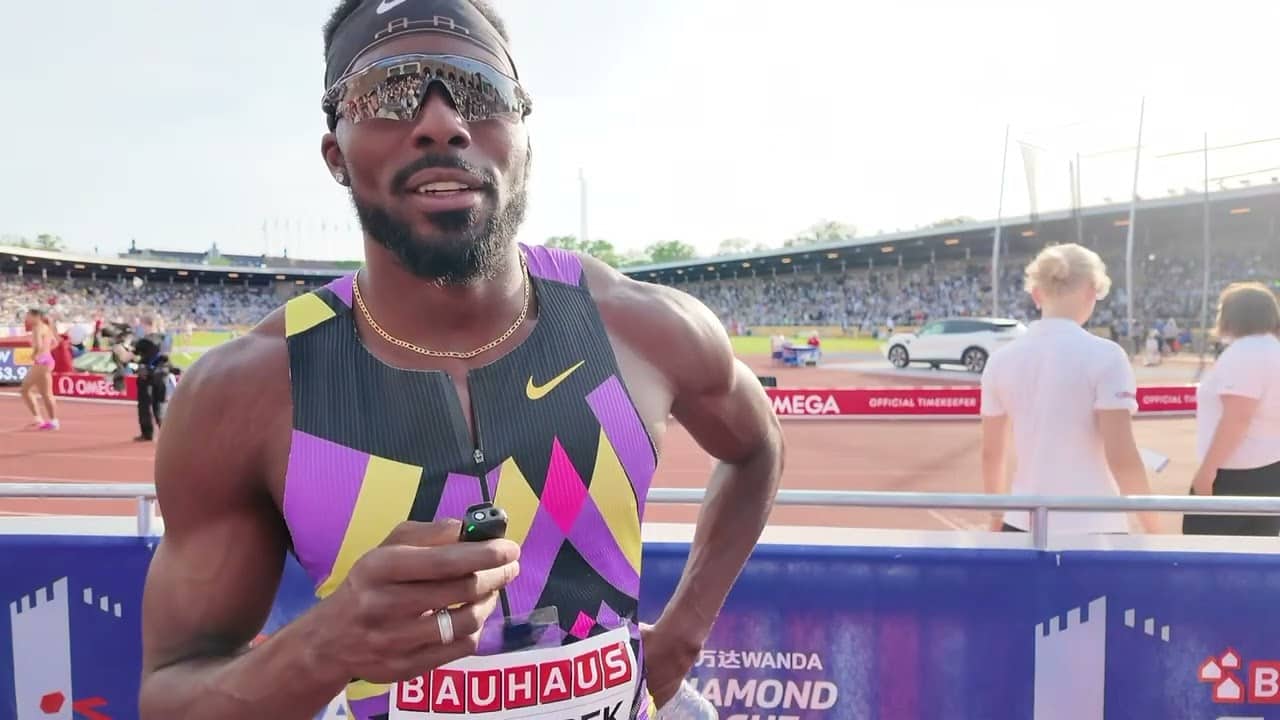 Kenny Bednarek On Gout Gout, Early Season Form After 19.87 200m Win At Stockholm Diamond League