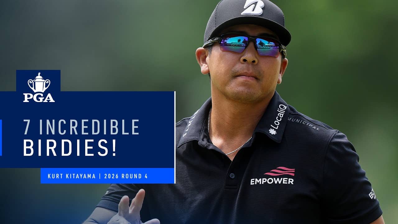 Every Birdie from Kurt Kitayama's Record-Equalling Final Round in a Major | 2026 PGA Championship