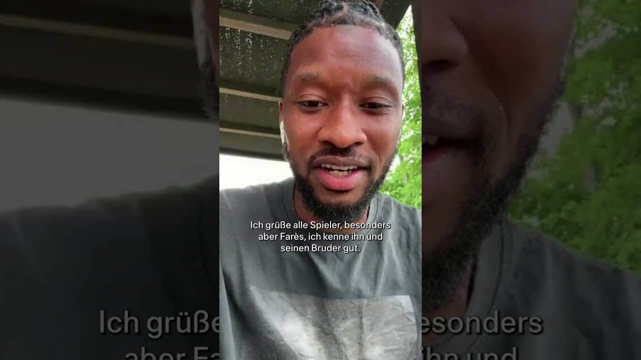 Ex-Adler Almamy Touré mit einer Nachricht an das Team 😂