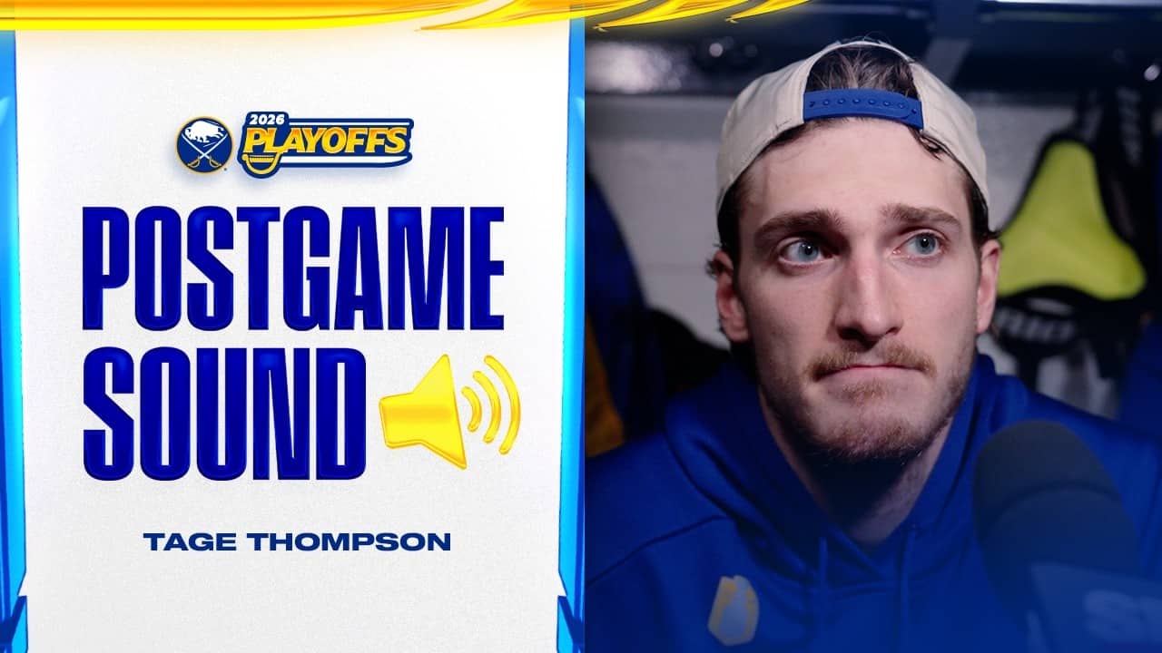 "Just Need To Regroup" | Tage Thompson After 6-2 Loss In Game 3 Against Montreal | Buffalo Sabres