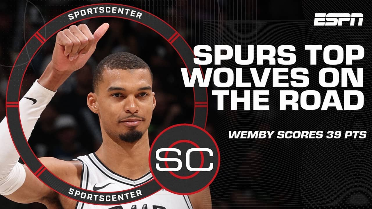 Spurs-Timberwolves Game 3 Reaction 🍿 Victor Wembanyama GOES OFF | SportsCenter