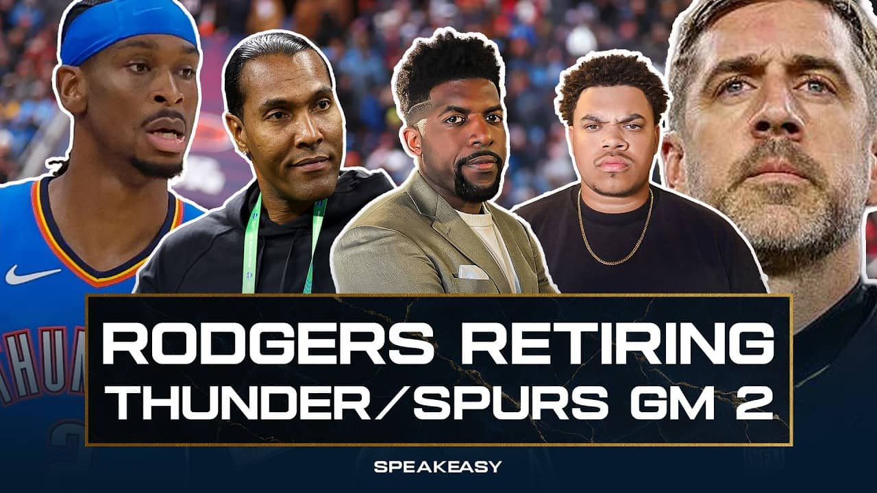 Acho, T.J. & Carebear React To Thunder’s Win Vs Spurs, Rodgers’ Last Season, Caitlin Clark Drama?
