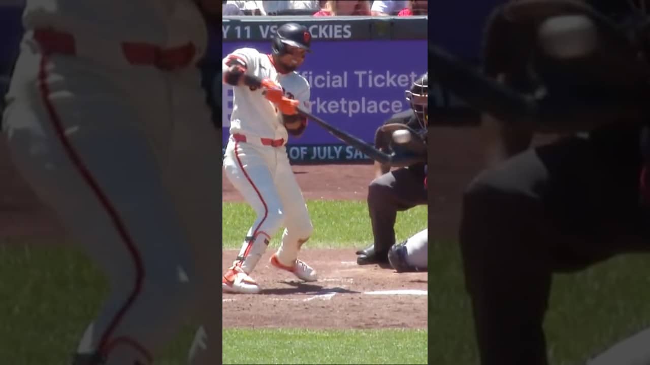 Luis Arraez with the swing of the year