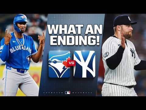 FULL 9th inning from the Bronx: David Bednar works out of some trouble against the Blue Jays 🍿