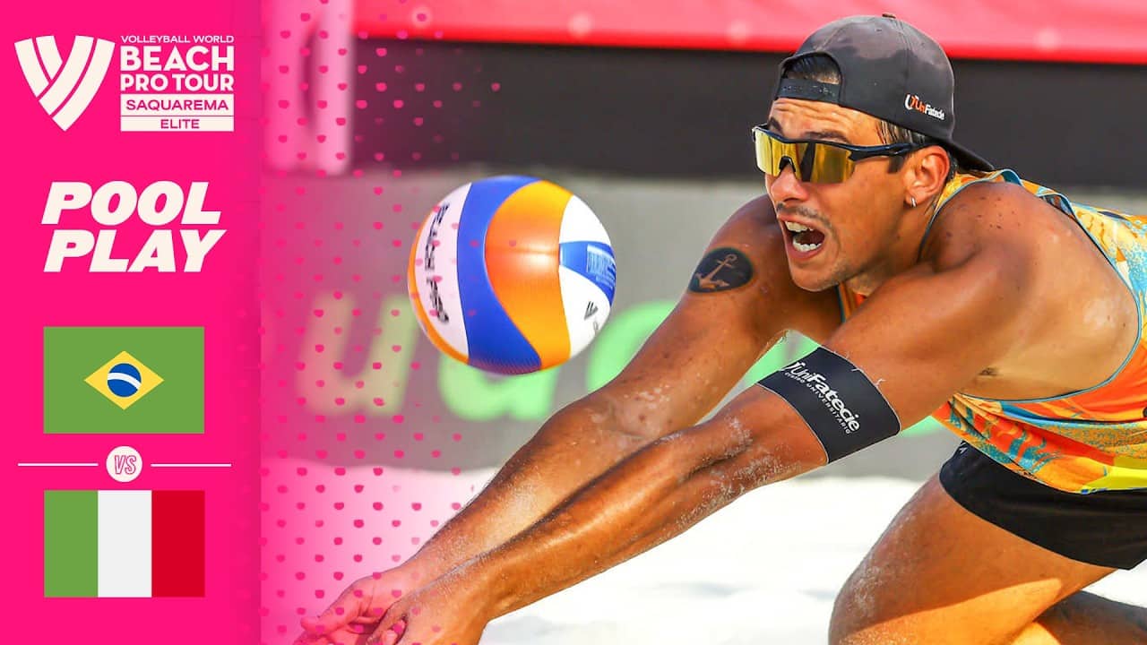 Evandro/Arthur Lanci vs. Cottafava/Dal Corso - Pool Play Highlights | Saquarema 2026 #BeachProTour