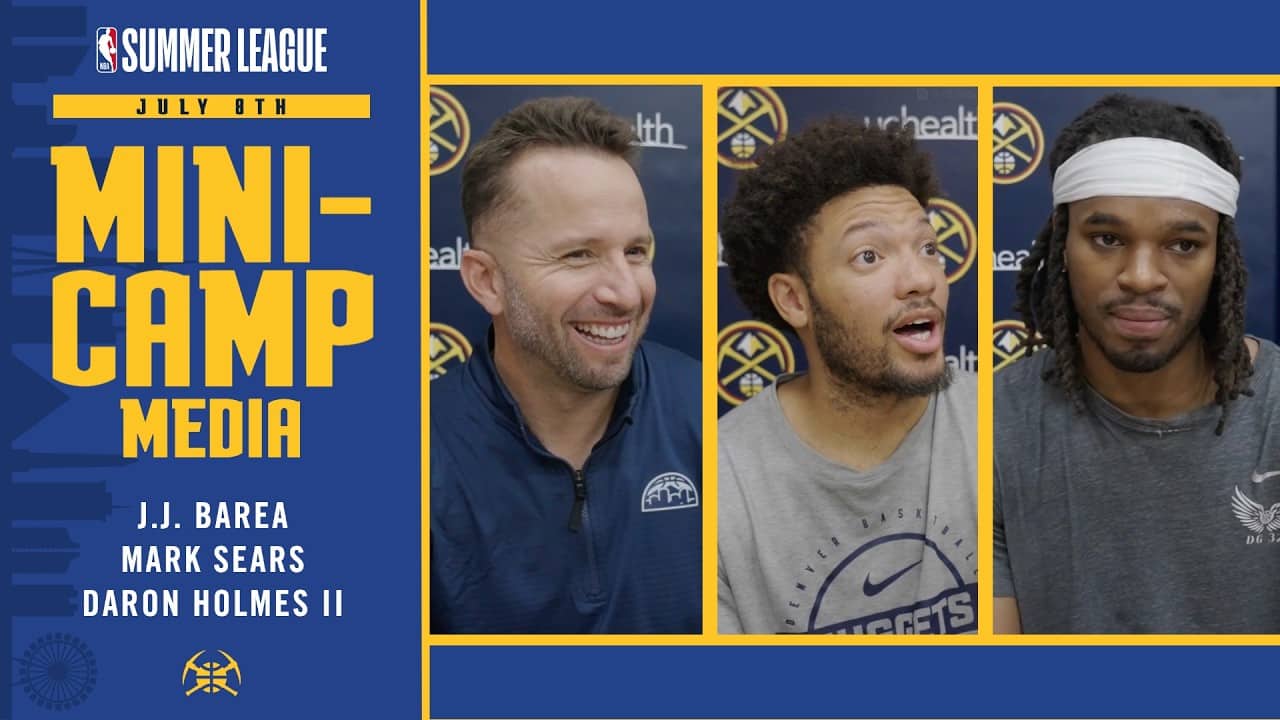 Denver Nuggets Mini-Camp Day Three Media | 2026 Summer League 🎙