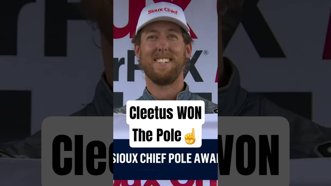 Cleetus FLEW like an 🦅 to win the pole