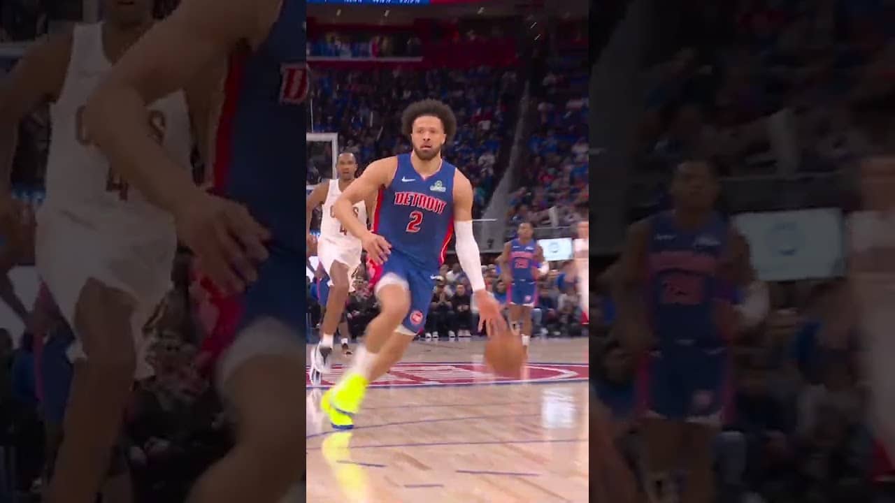 Cade With The Pick 6 #nba #pistons #cadecunningham #nbaplayoffs