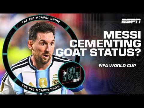 'WATCH THE LITTLE ONE!' 😂 Pat McAfee on Lionel Messi's HAT TRICK 🎩 | The Pat McAfee Show