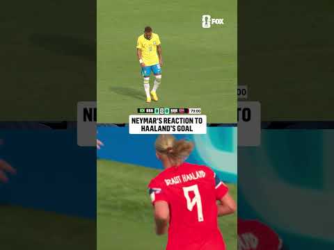 Neymar watches Haaland and Norway take a late lead over Brazil