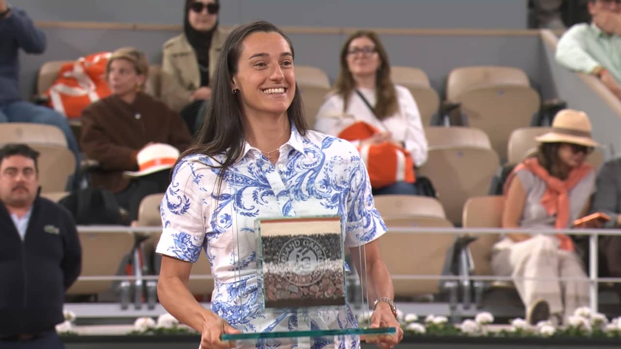 Roland-Garros 2026 - Le bel hommage à Caroline Garcia sur le court Philippe-Chatrier