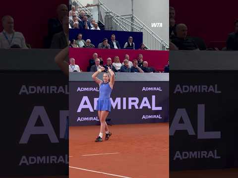 Mirra’s moment 🏆✨ #WTA #WTALinz #MirraAndreeva