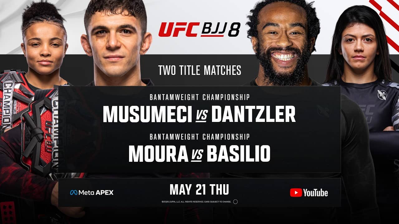 UFC BJJ 8: Musumeci vs Dantzler | Prelims
