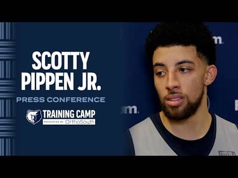 Scotty Pippen Jr. | 2025 Memphis Grizzlies Training Camp Media Availability