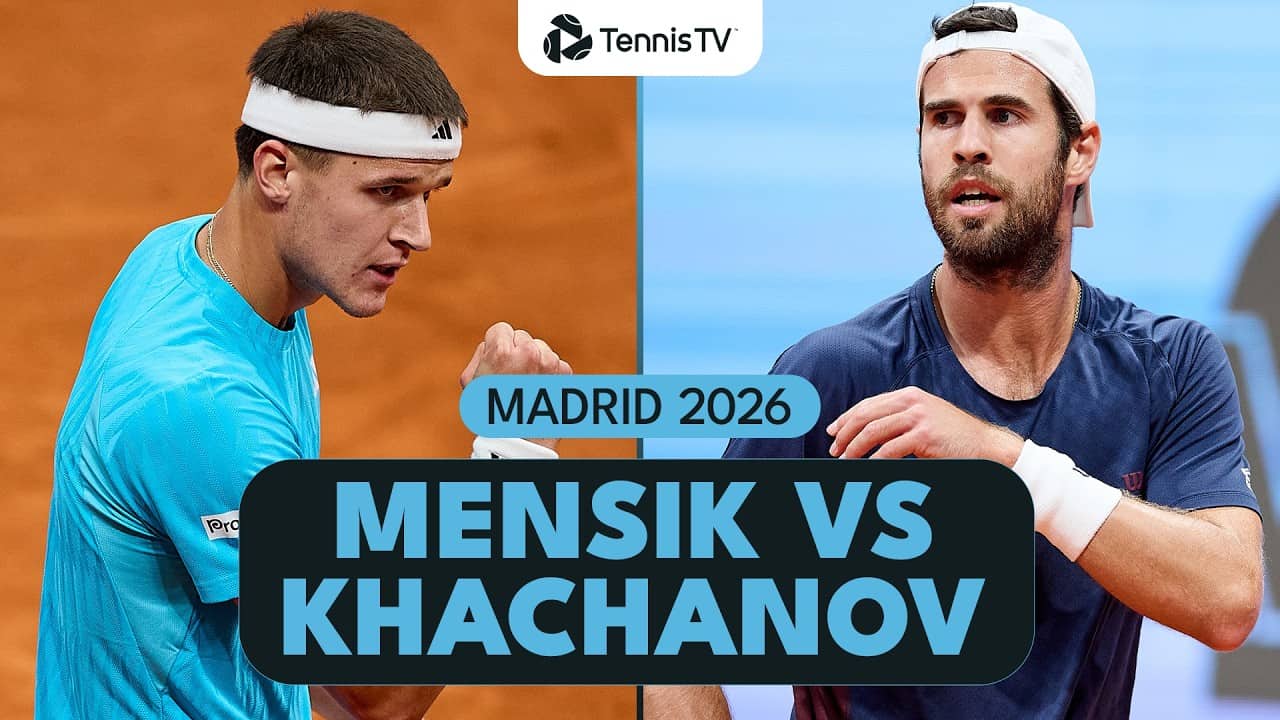 Jakub Mensik vs Karen Khachanov Close Encounter! | Madrid 2026 Highlights