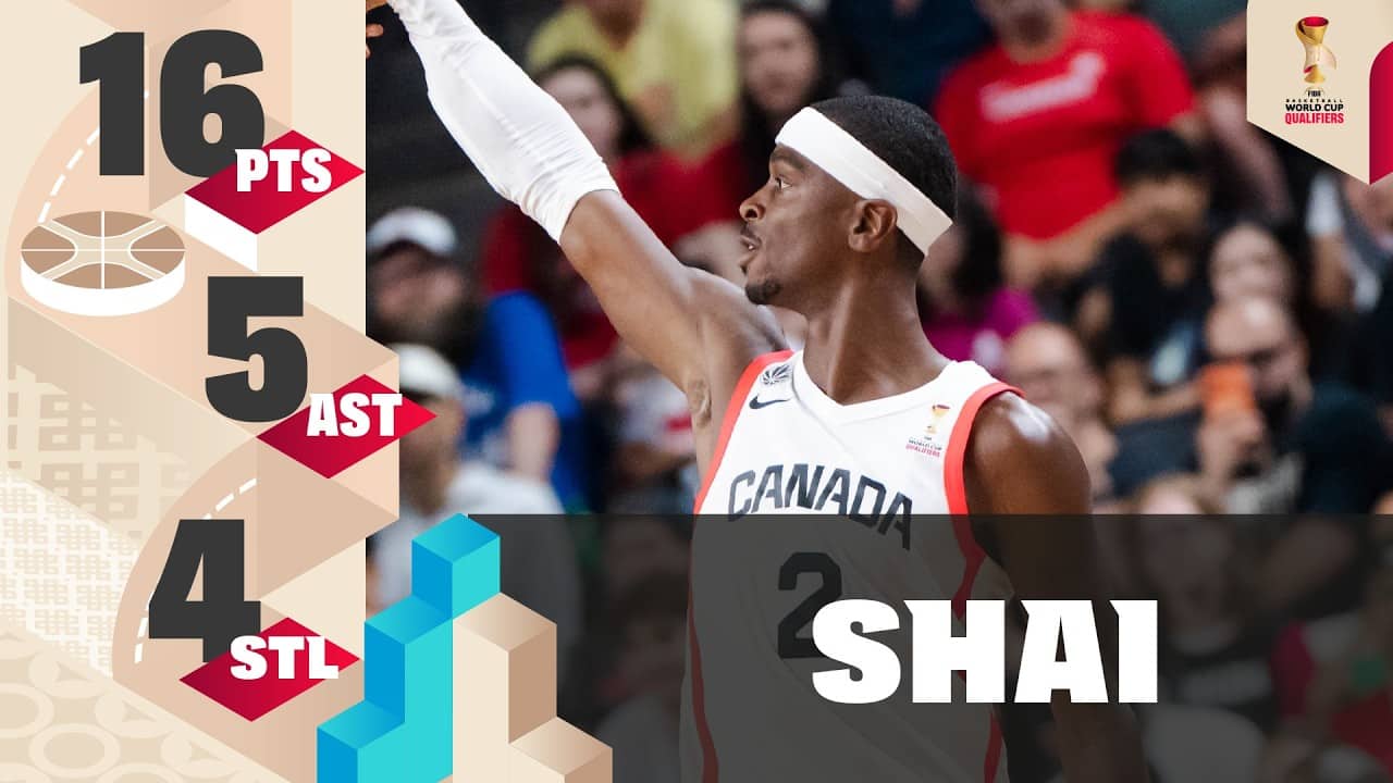 🇨🇦 Shai Gilgeous-Alexander MVP | Full Highlights | #FIBAWC Americas Qualif.