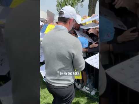 Rory McIlroy's BIGGEST fan? 😂