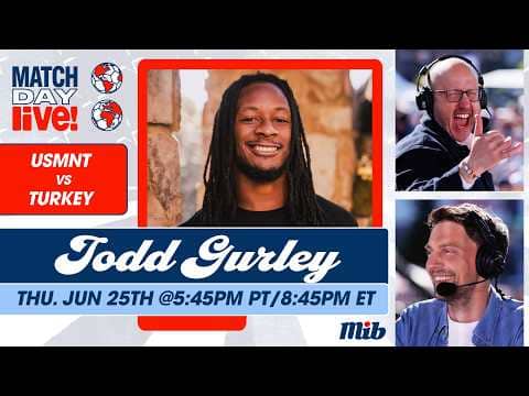USMNT vs. Türkiye LIVE Pre-Match Show w/ Ty Burrell, USWNT's Lindsey Heaps, & more | Match Day Live!