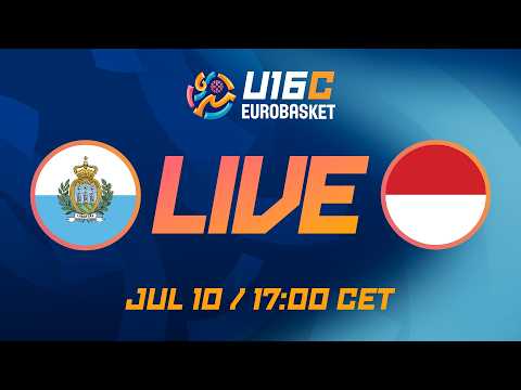 LIVE - San Marino v Monaco | FIBA U16 EuroBasket 2026 Division C | Class. Group 5-9