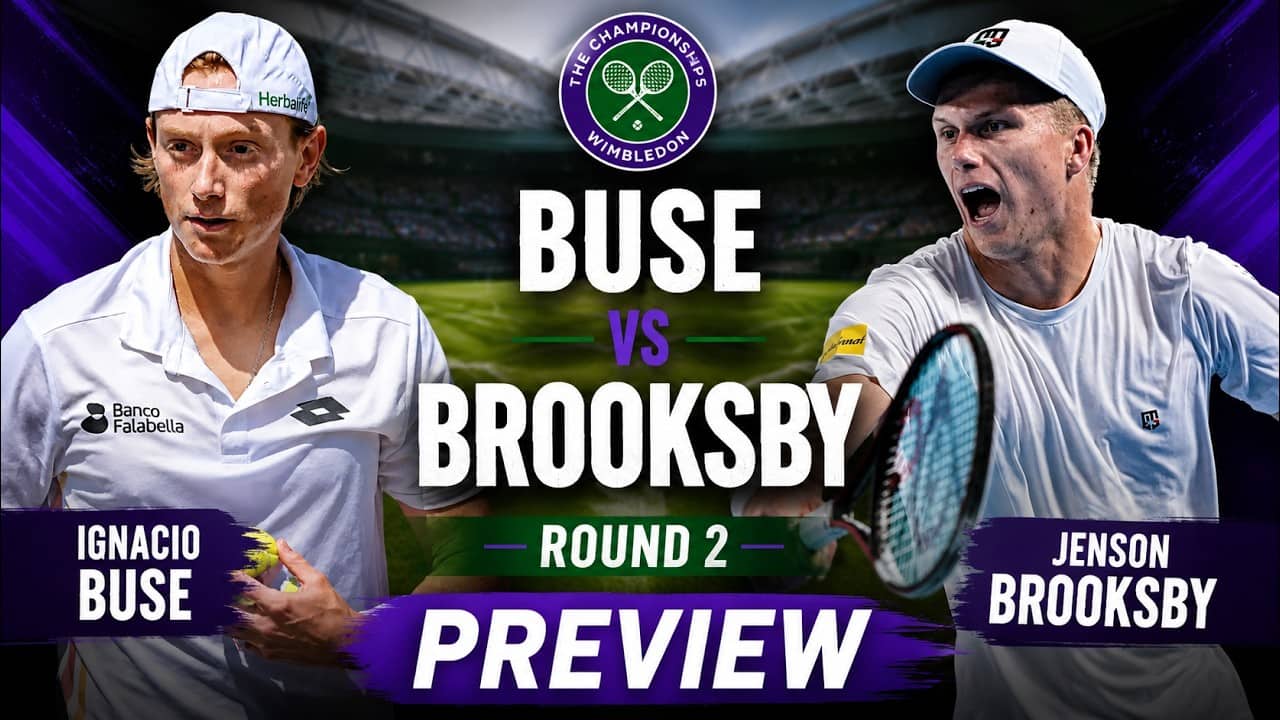 Ignacio Buse vs Jenson Brooksby | Wimbledon Round 2 Preview