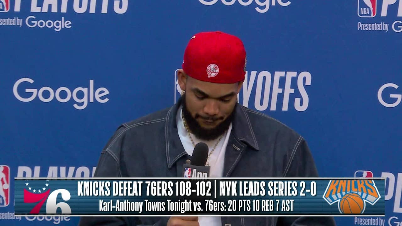 Philadelphia 76ers vs. New York Knicks | Game 2 Postgame Media Availability