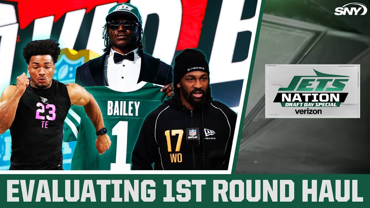 REACTION: Jets NFL Draft 1st Round Picks of David Bailey, Kenyon Sadiq and Omar Cooper Jr.