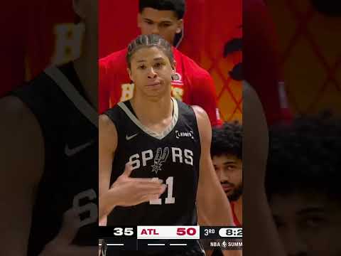 This finish from CB 👀🔄 #spurs #nba #carterbryant #summerleague