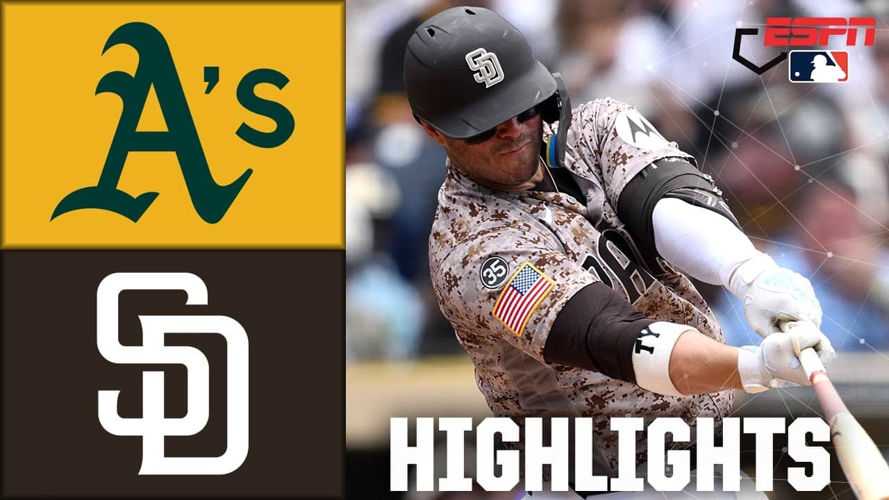 Athletics vs. San Diego Padres | Full Game Highlights | ESPN MLB