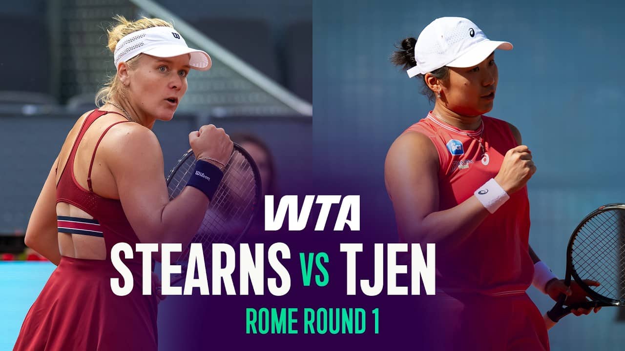 Peyton Stearns vs. Janice Tjen | 2026 Rome Round 1 | WTA Match Highlights