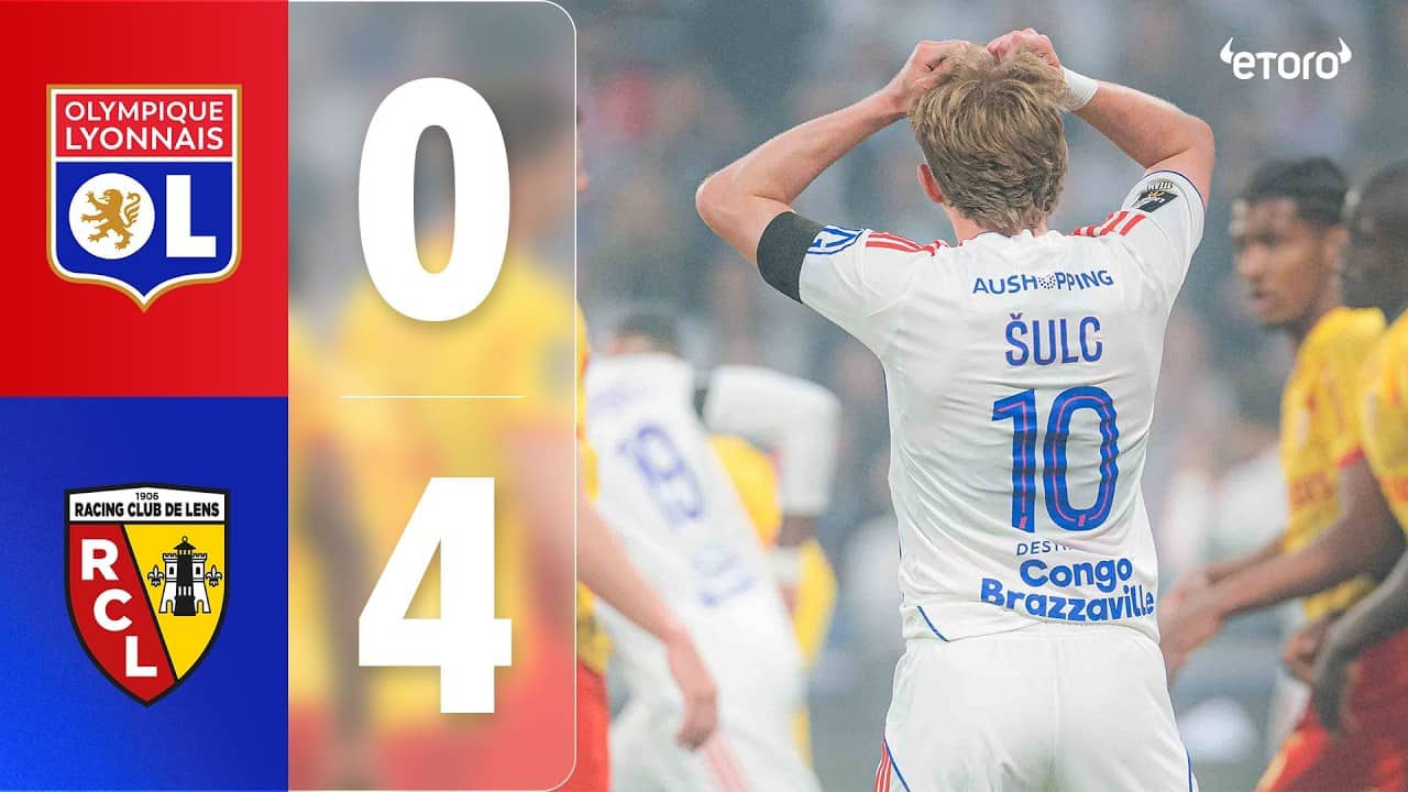L’OL s’incline face à Lens et termine 4e de Ligue 1, direction les barrages de C1